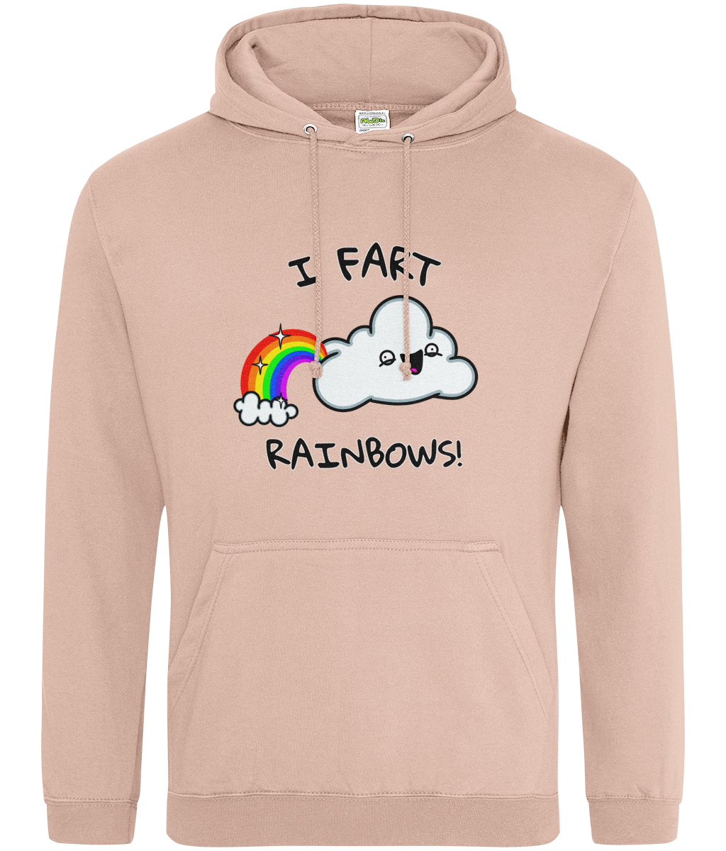 I Fart Rainbows Cloud Unisex Hoodie