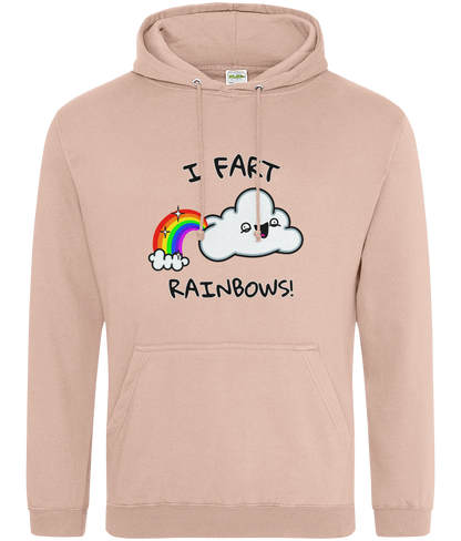 I Fart Rainbows Cloud Unisex Hoodie