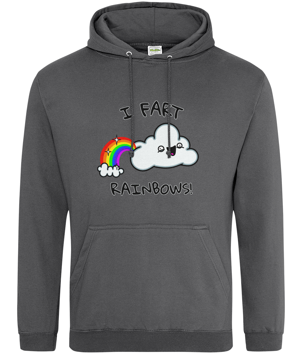 I Fart Rainbows Cloud Unisex Hoodie