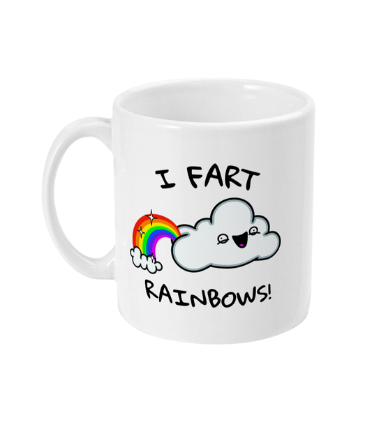 I Fart Rainbows Cloud 11oz Mug