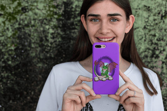 Baby Dragon Purple Snap Phone Case