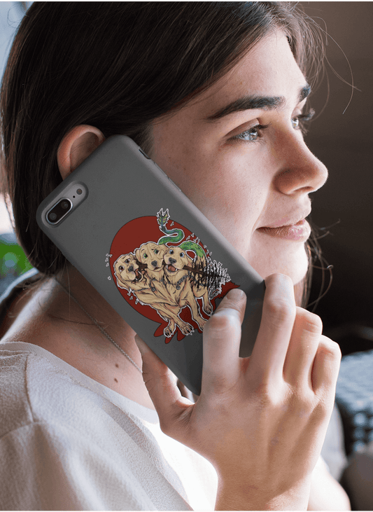 Cerberus Grey Snap Phone Case