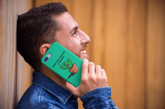 Prickly Cactus Green Snap Phone Case
