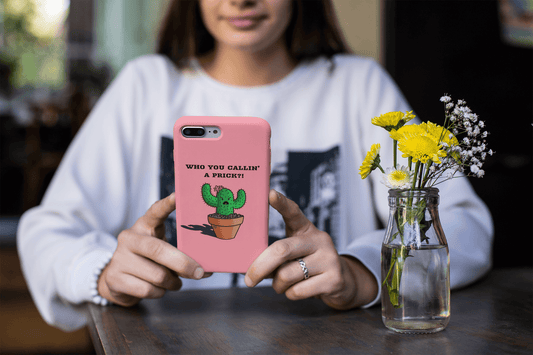 Prickly Cactus Pink Snap Phone Case