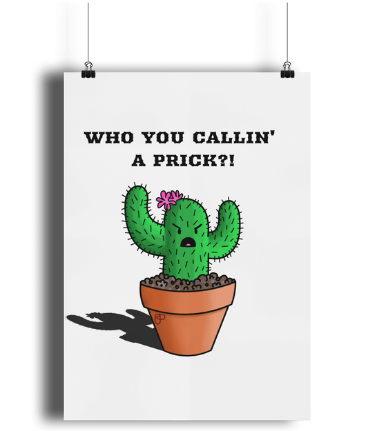 Prickly Cactus Lustre Print