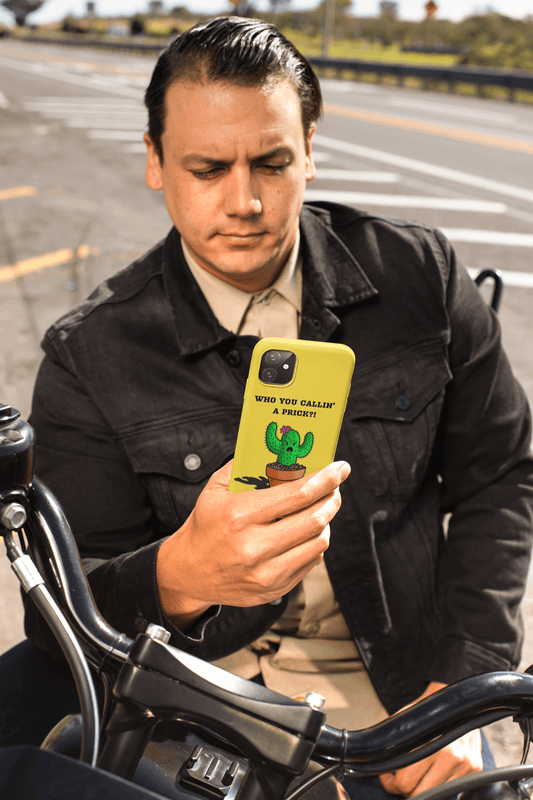 Prickly Cactus Yellow Snap Phone Case
