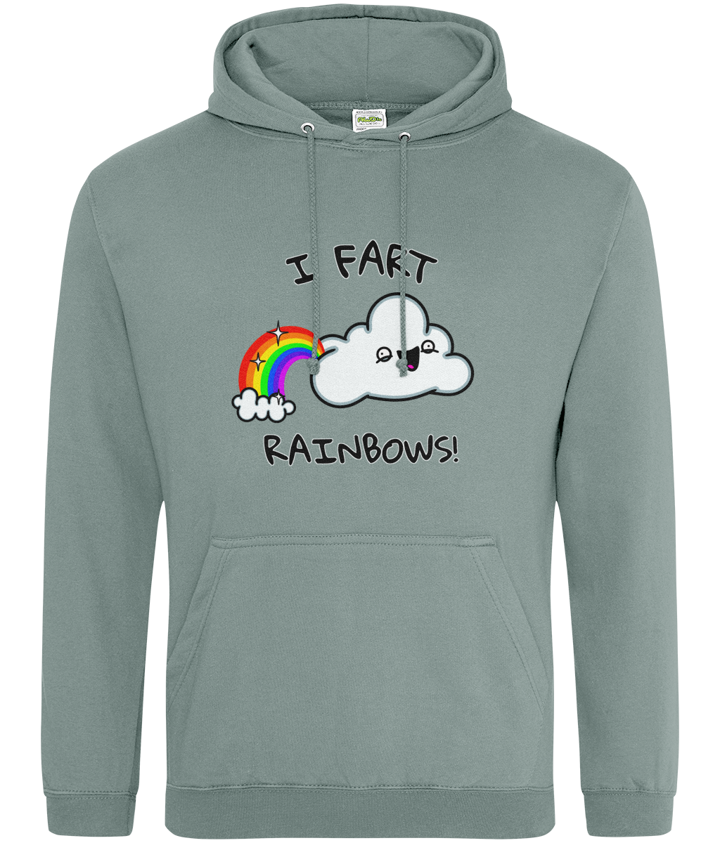 I Fart Rainbows Cloud Unisex Hoodie